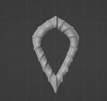 Load image into Gallery viewer, Chaos bit #2 Jewelry Embellishment 3D Printable STL