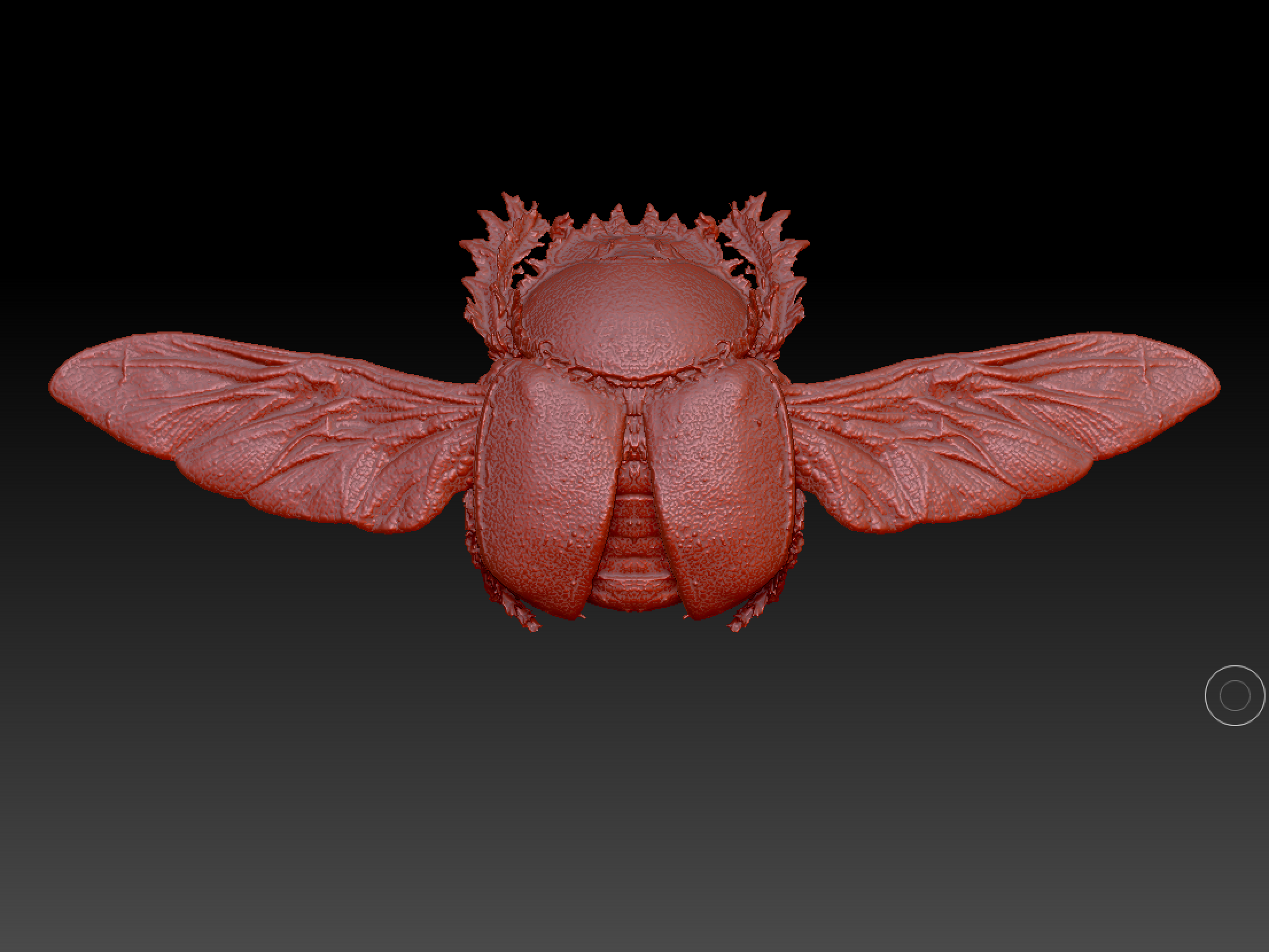 Scarabaeus sacer Beetle Commercial License STL