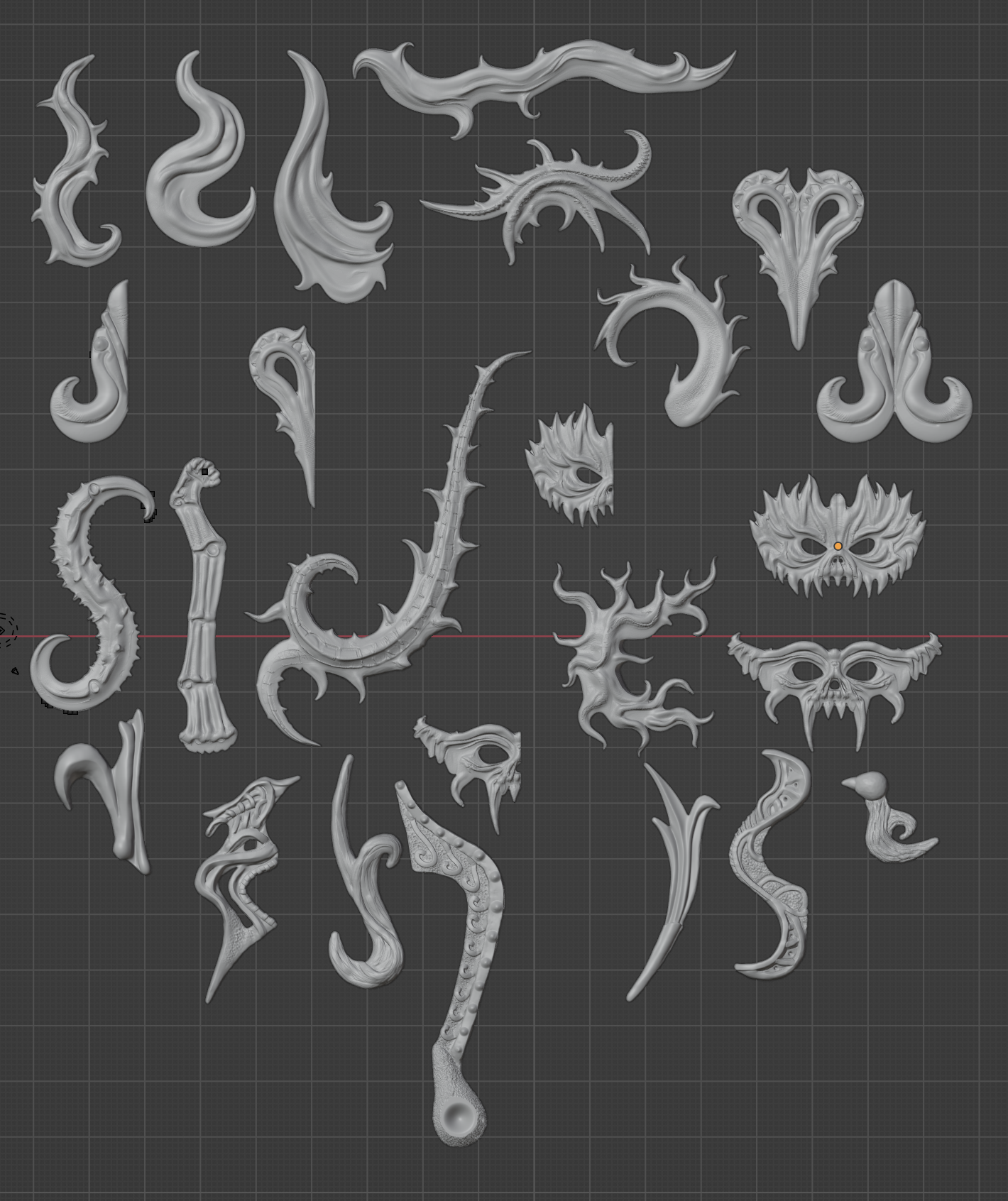 Thorns and skull Collection