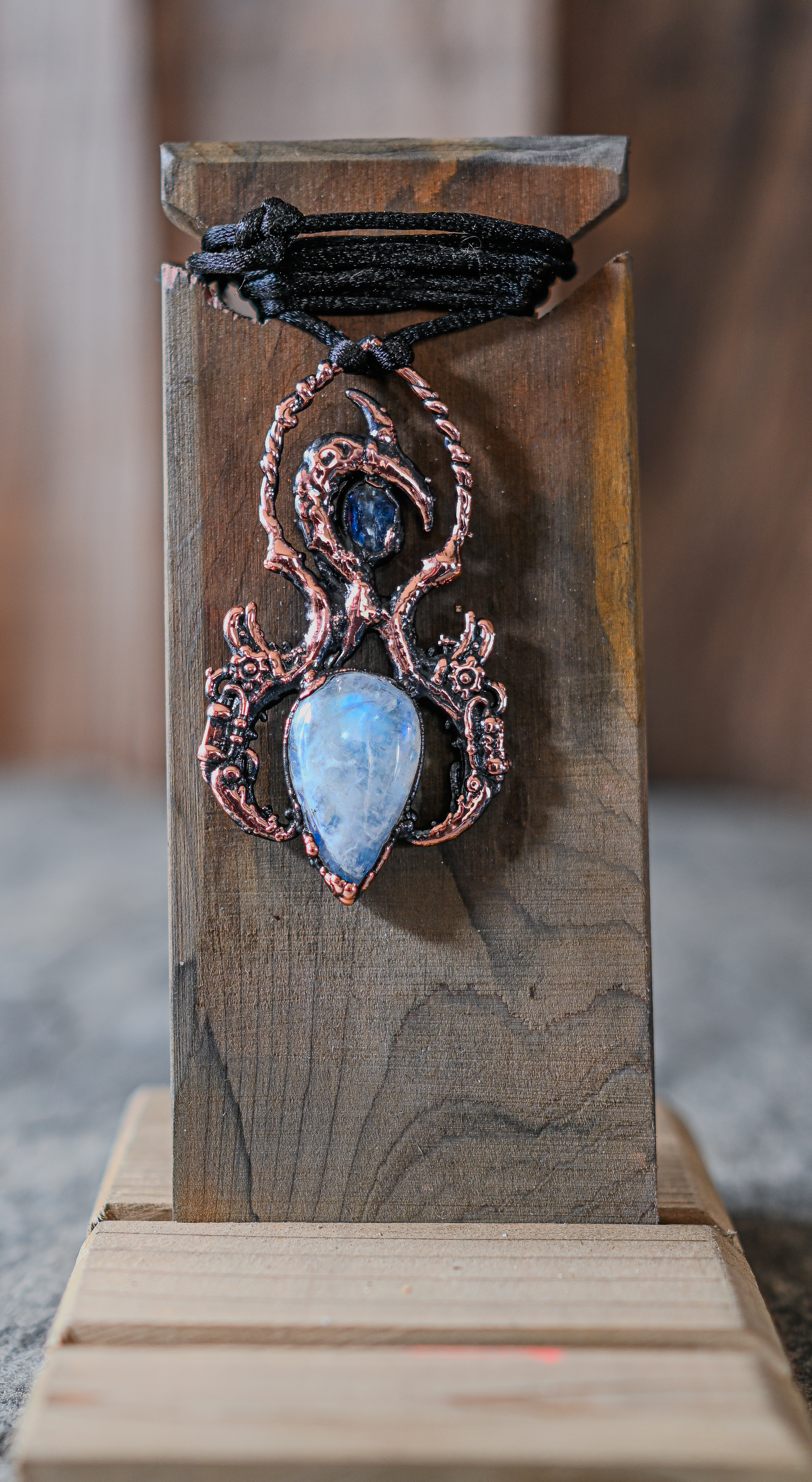 Enchanted Serpent's Moon Pendant