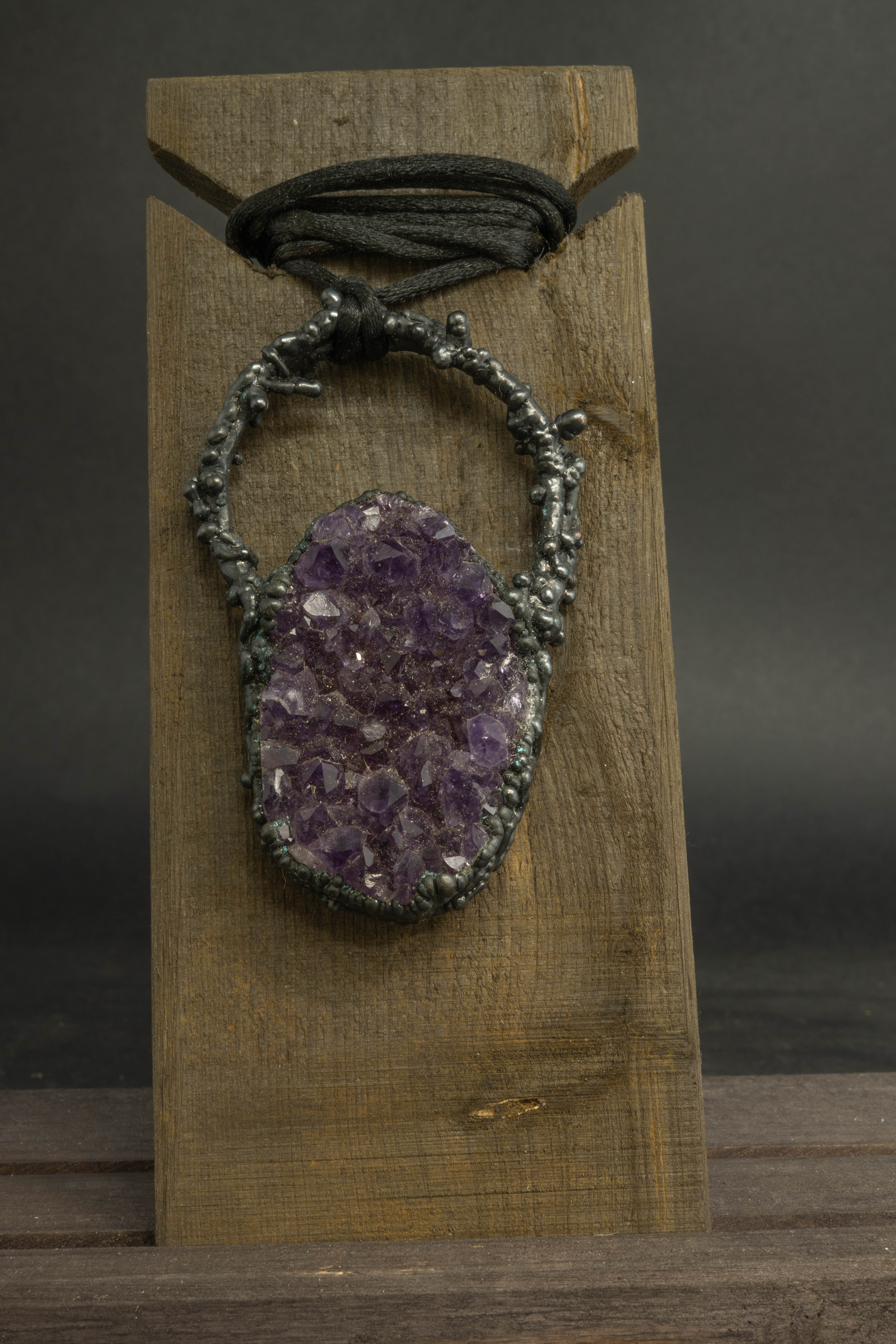Amethyst Dreamcatcher Pendant