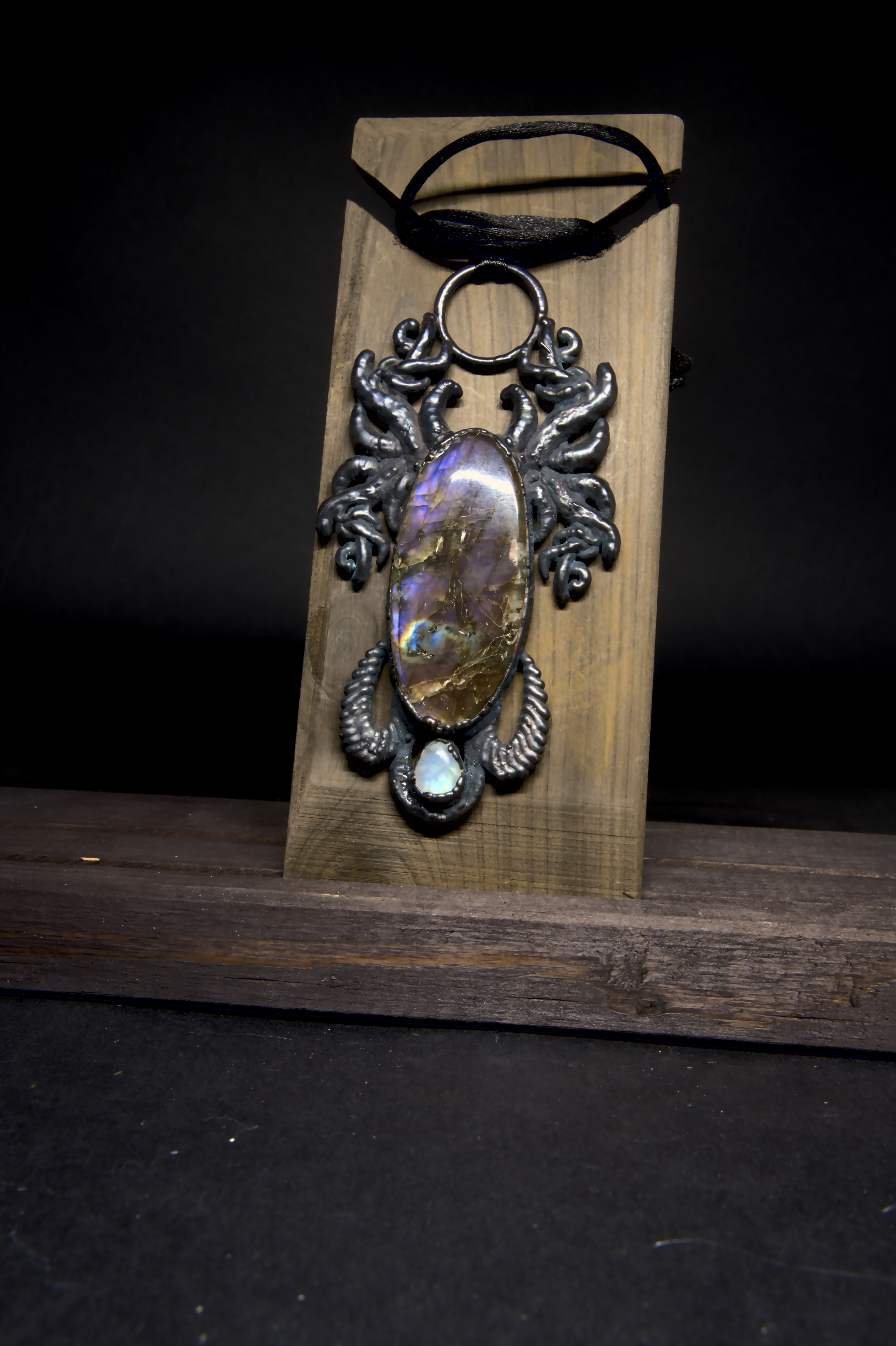 Enchanted Purple Labradorite Guardian