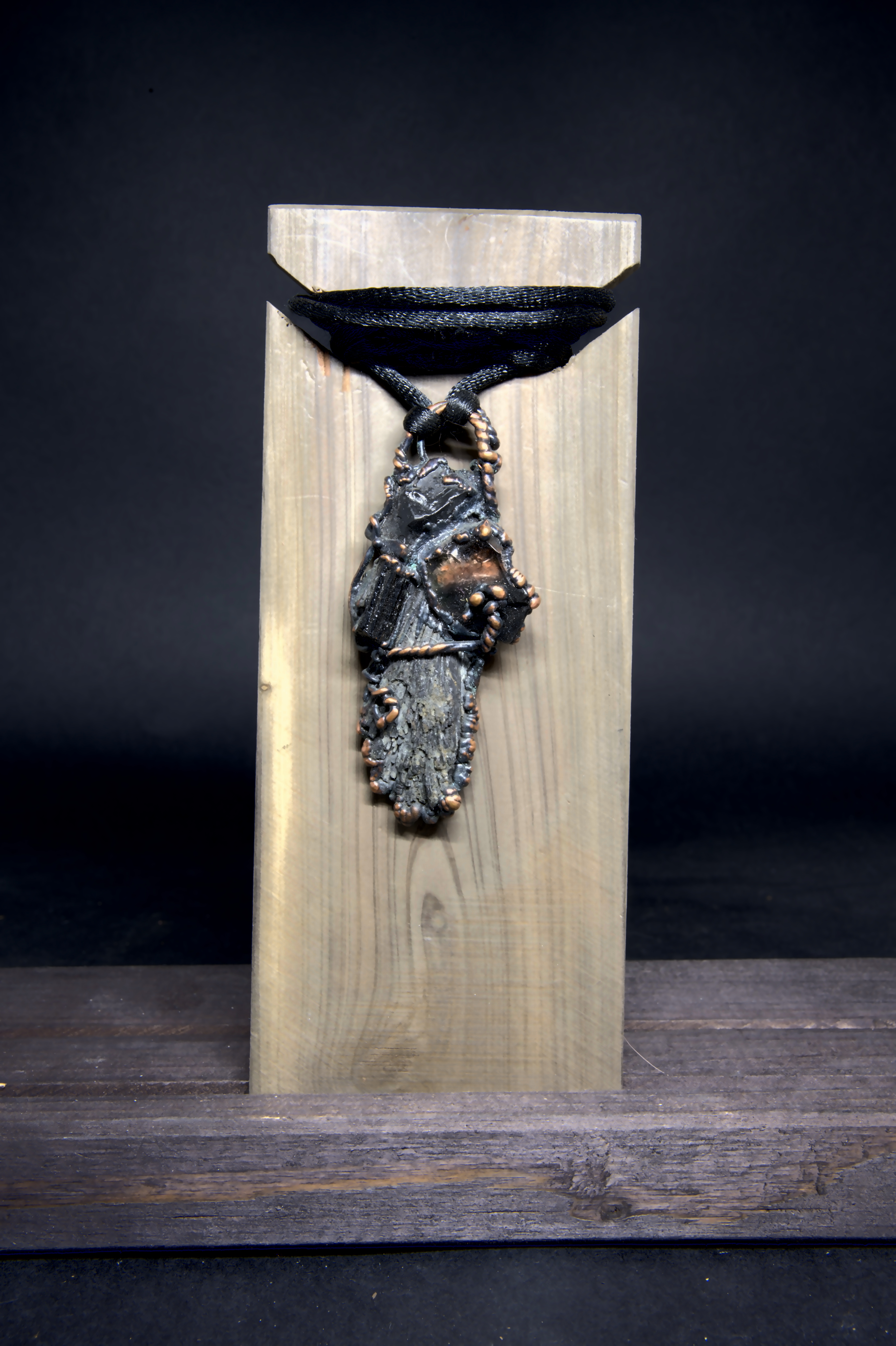 Midnight Crystal Storm Amulet