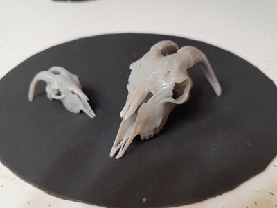 Goat Skull (STL) Commercial License