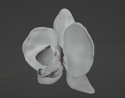 Orchid Flower (STL) Commercial License