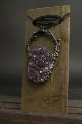 Amethyst Dreamcatcher Pendant