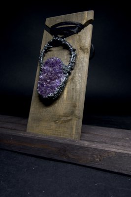 Amethyst Dreamcatcher Pendant