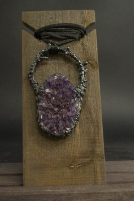 Amethyst Dreamcatcher Pendant