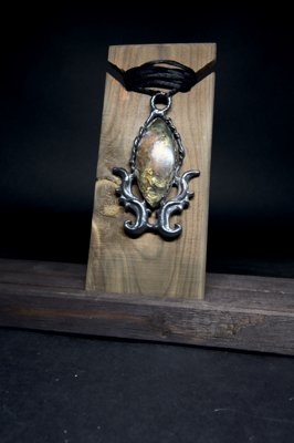 Mystic Forest Labradorite Pendant