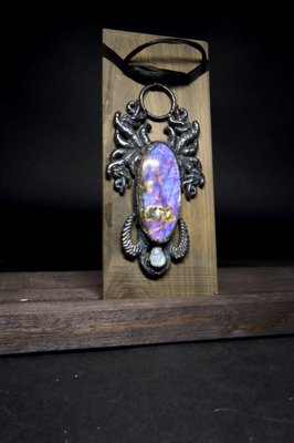 Enchanted Purple Labradorite Guardian