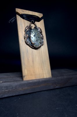 Gilded Pyrite Sunburst Medallion