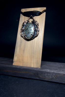 Gilded Pyrite Sunburst Medallion