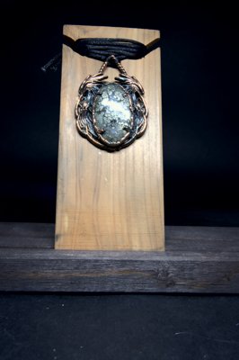 Gilded Pyrite Sunburst Medallion