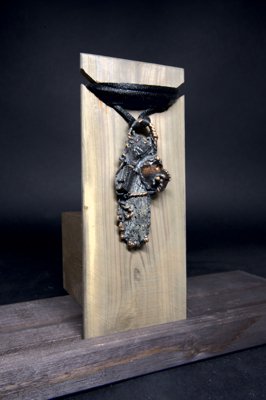 Midnight Crystal Storm Amulet
